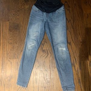 Maternity jean jeggings